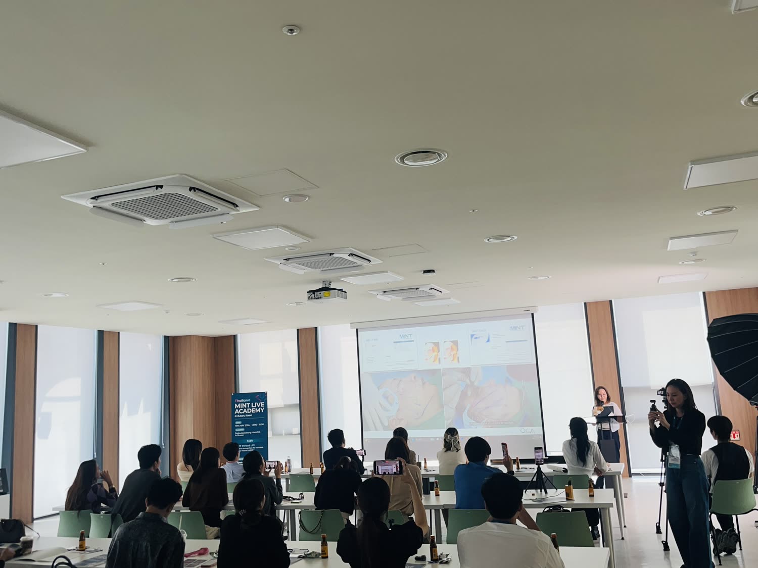 MINT pattern-recognition lecture at the Thailand MINT Live Academy